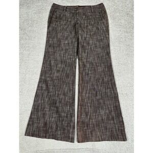 Y2K Charlotte Russe Pants Womens‎ 9 Brown Office Siren Low Rise Boot Cut Grunge